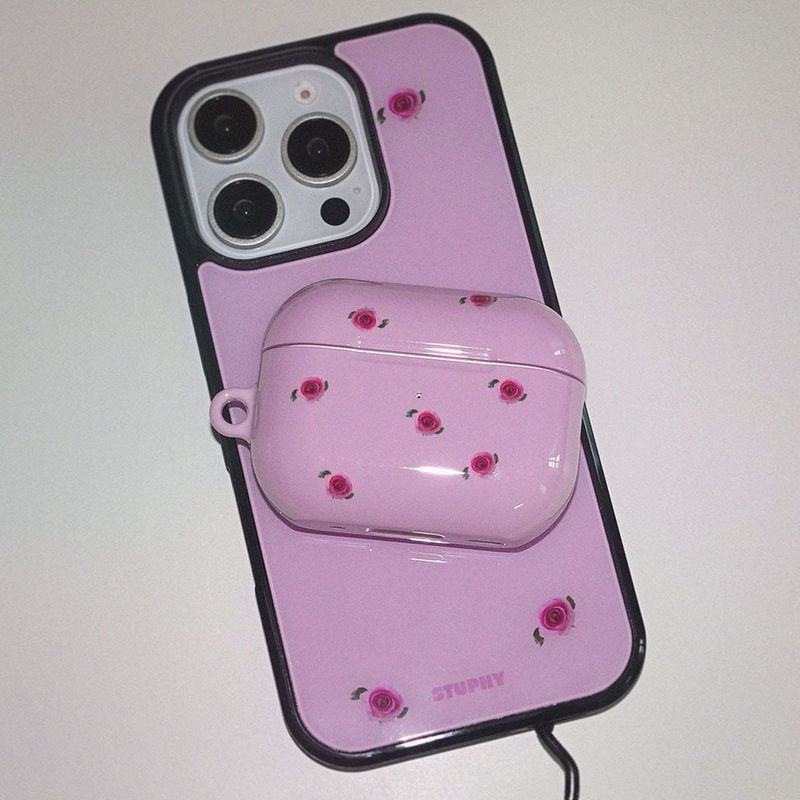 Pink Jean Airpod Case