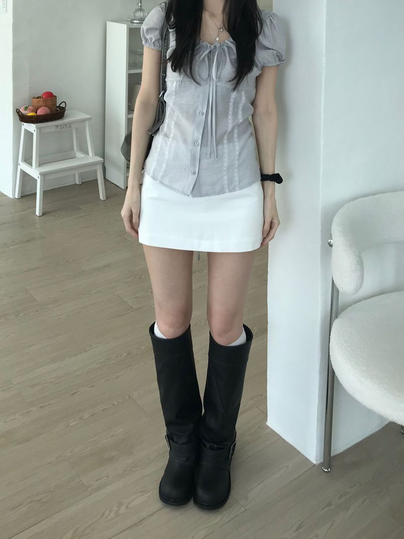 Raina Puff Blouse (2 colors)