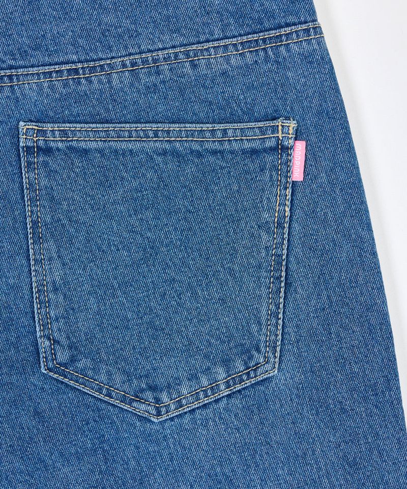 MP HALF CUTTING DENIM PANTS