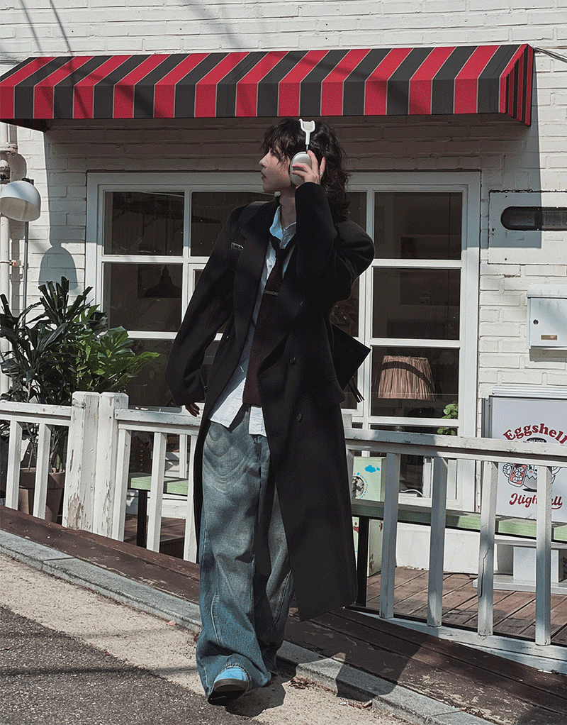 City Double Maxi Overcoat