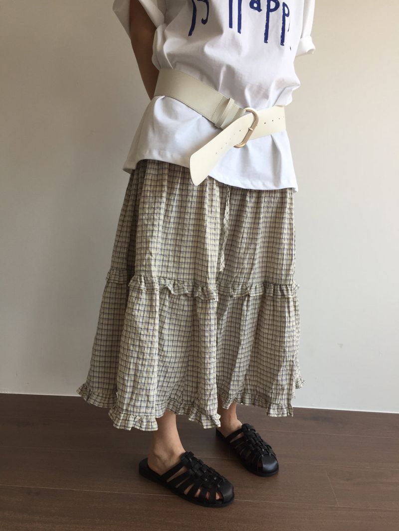 Woven leather slippers (2color)