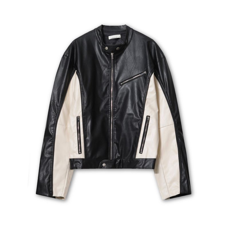 RU23118 Buffing Leather Jacket (2 colors)