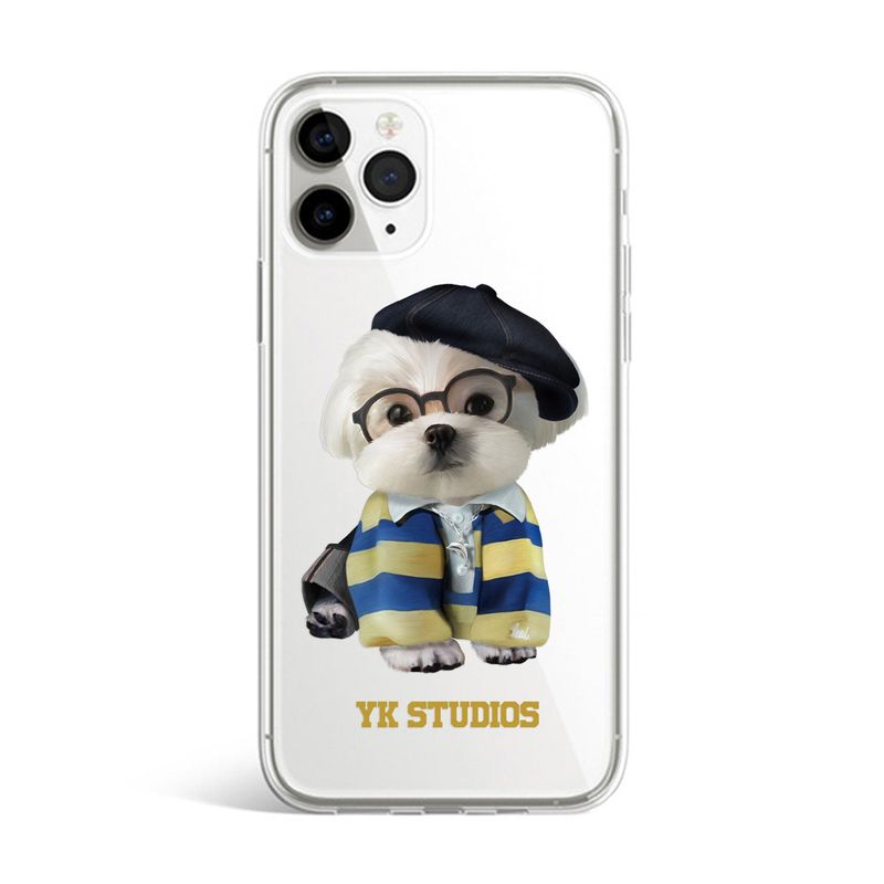 WaiKei(ワイケイ)の「Jelly phone case preppy maltese(Smartphone Accessories)」