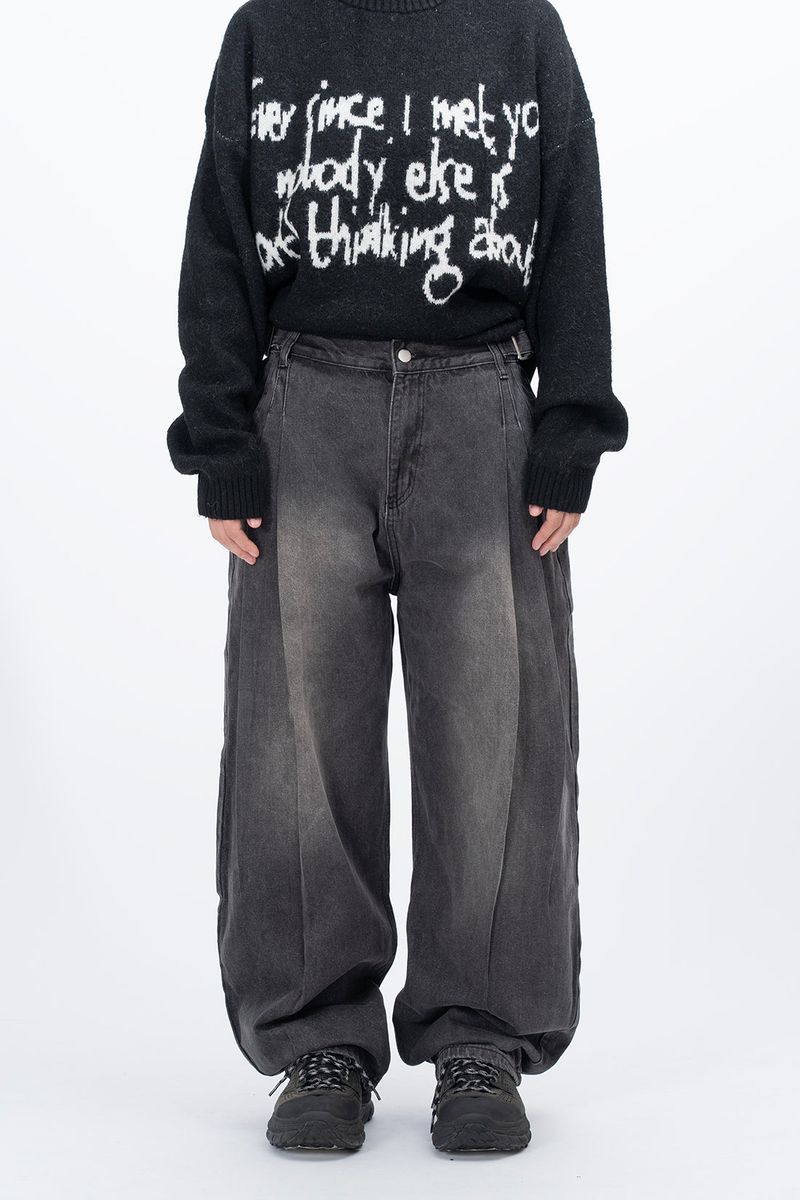 OAN(オアン)の「Pelo Two-Tuck Bijou Denim(Pants)」