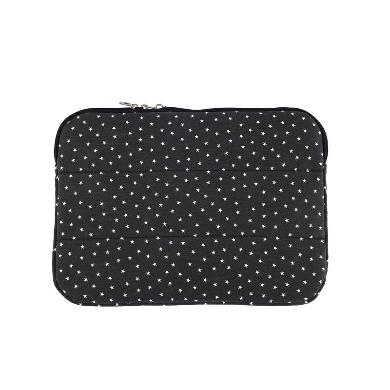 Star Chain Notebook Pouch_cotton black