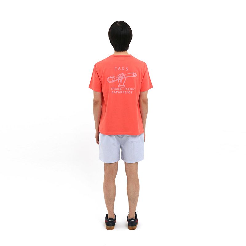 SAFETY LOGO TEE (CORAL)