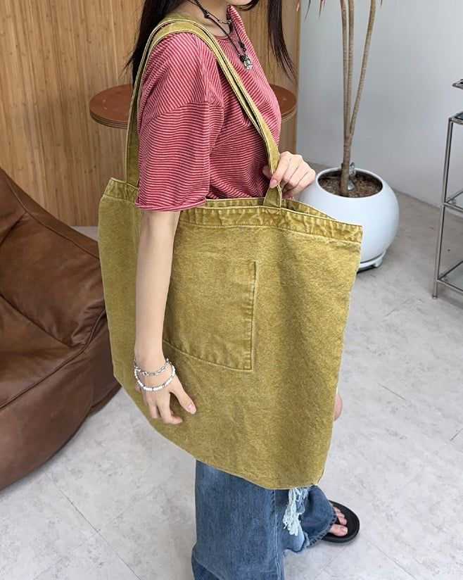 Lark Dyed Canvas Tote Bag