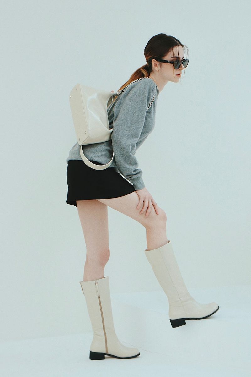 BOLD CHAIN CITY BAG_3COLORS