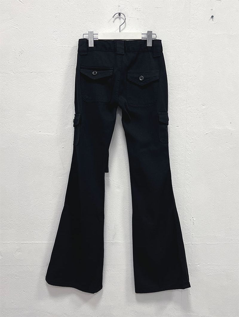 CARGO SLIM BOOTS CUT PANTS (2C)