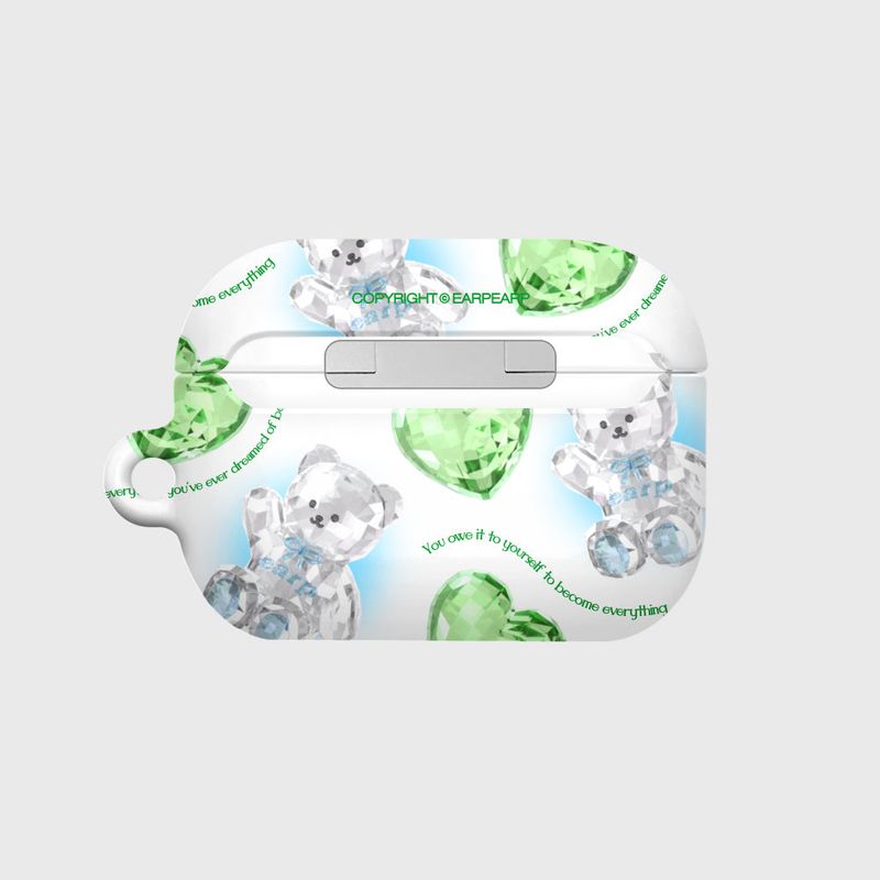 CRYSTAL MERRY PATTERN-GREEN(AIR PODS PRO-HARD)