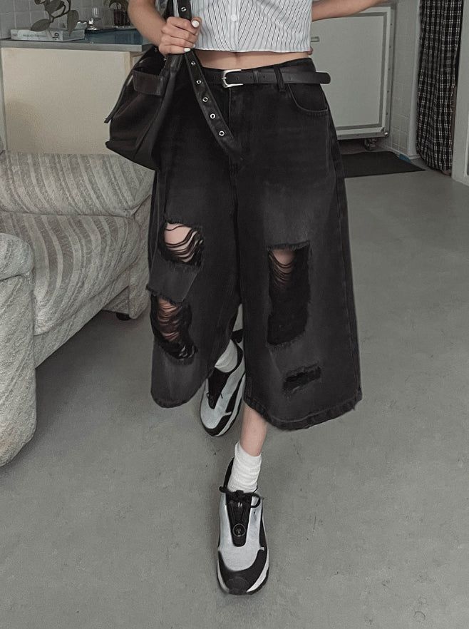 Rita Damage Maxi Bermuda Pants