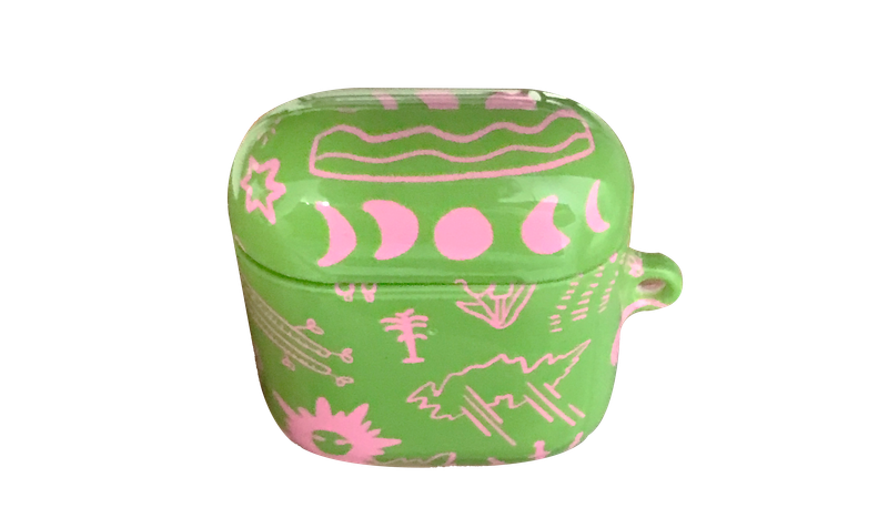 226STUDIO（226スタジオ）の「green pattern airpod case（Smartphone Accessories）」