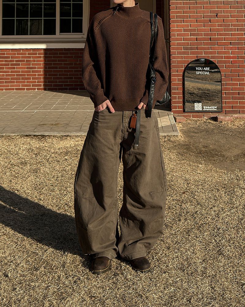 OVRUNE Panel Curved Cotton Pants