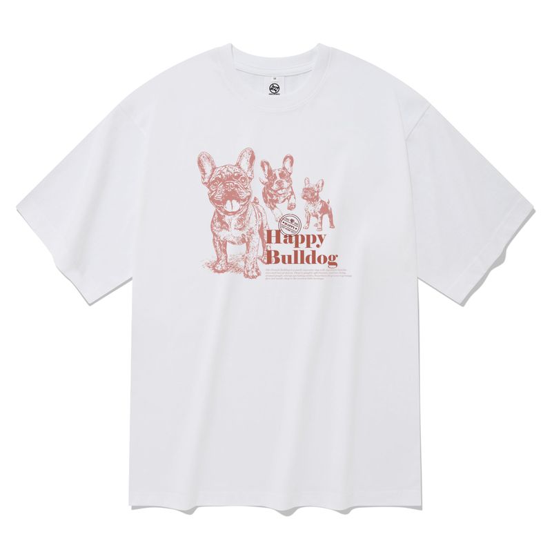 RADINEO(ラディネオ)の「HAPPY BULLDOG T-SHIRTS(Tops)」