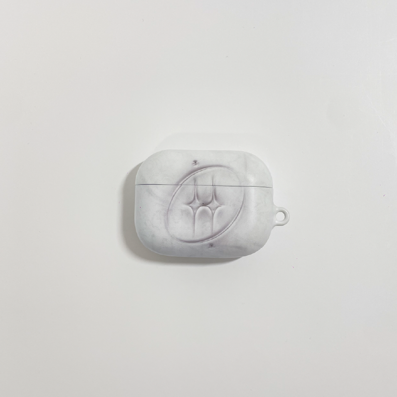 [MADE] grayish logo airpod case (matt)