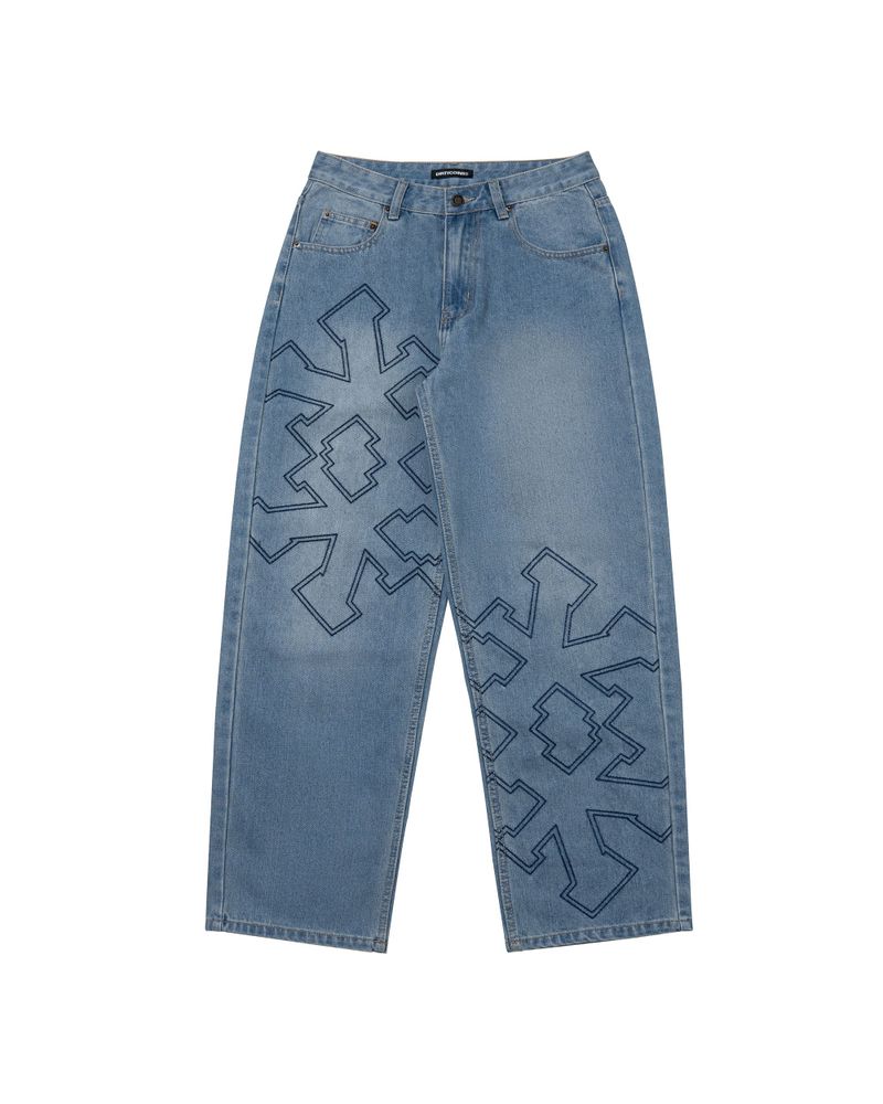 DirtyCoins（ダーティーコインズ）の「"Y" Embroidery Relaxed Denim Pants（Pants）」
