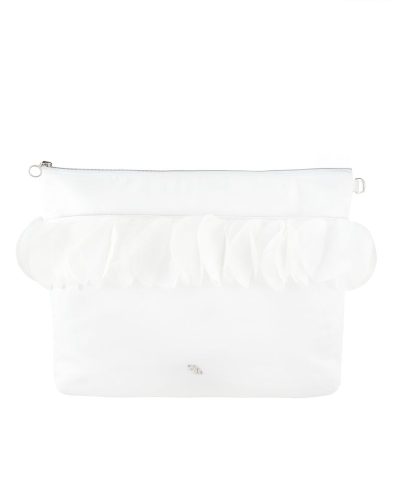 Frillish laptop pouch (white)