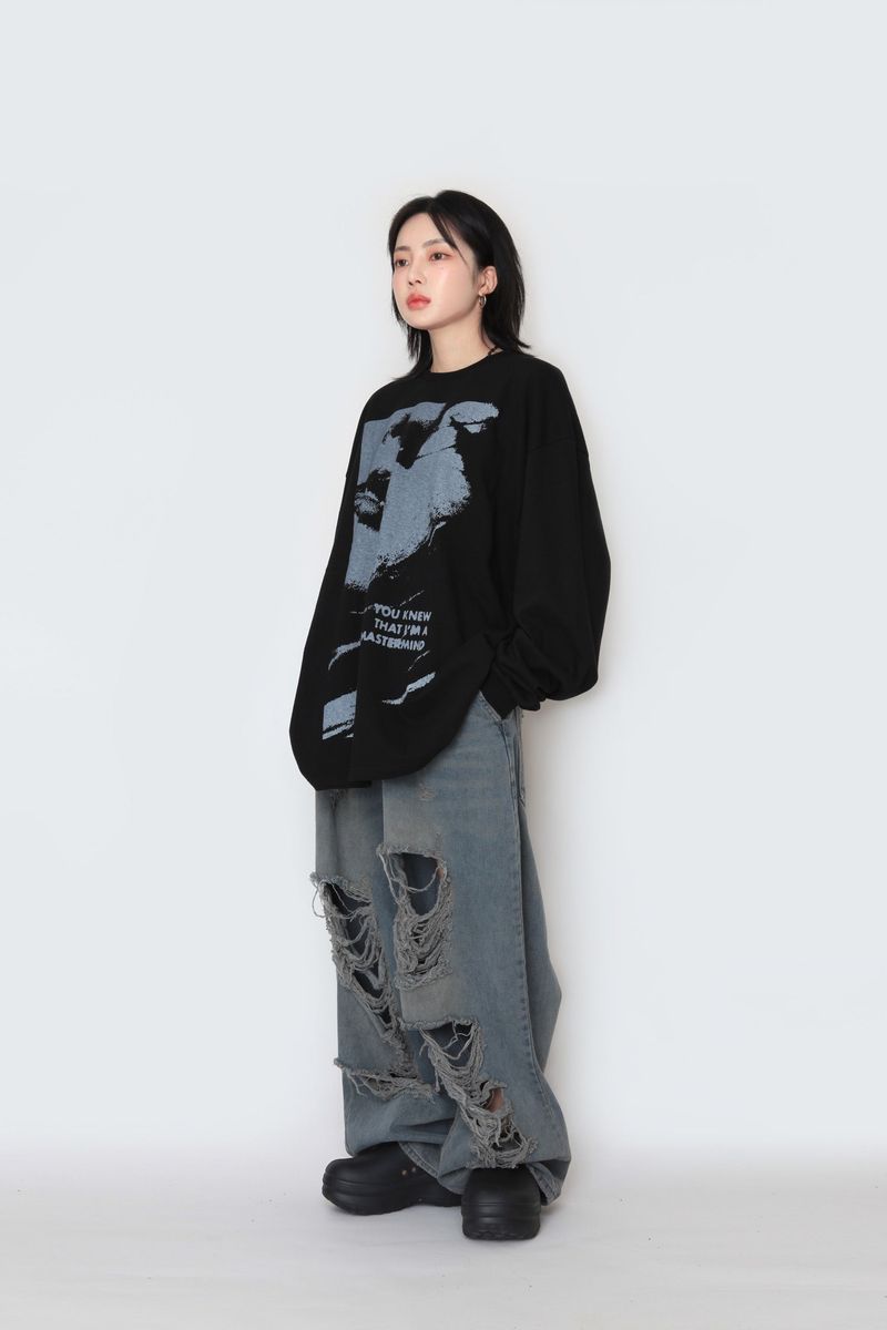 Dirty Vintage Balloon Denim Pants