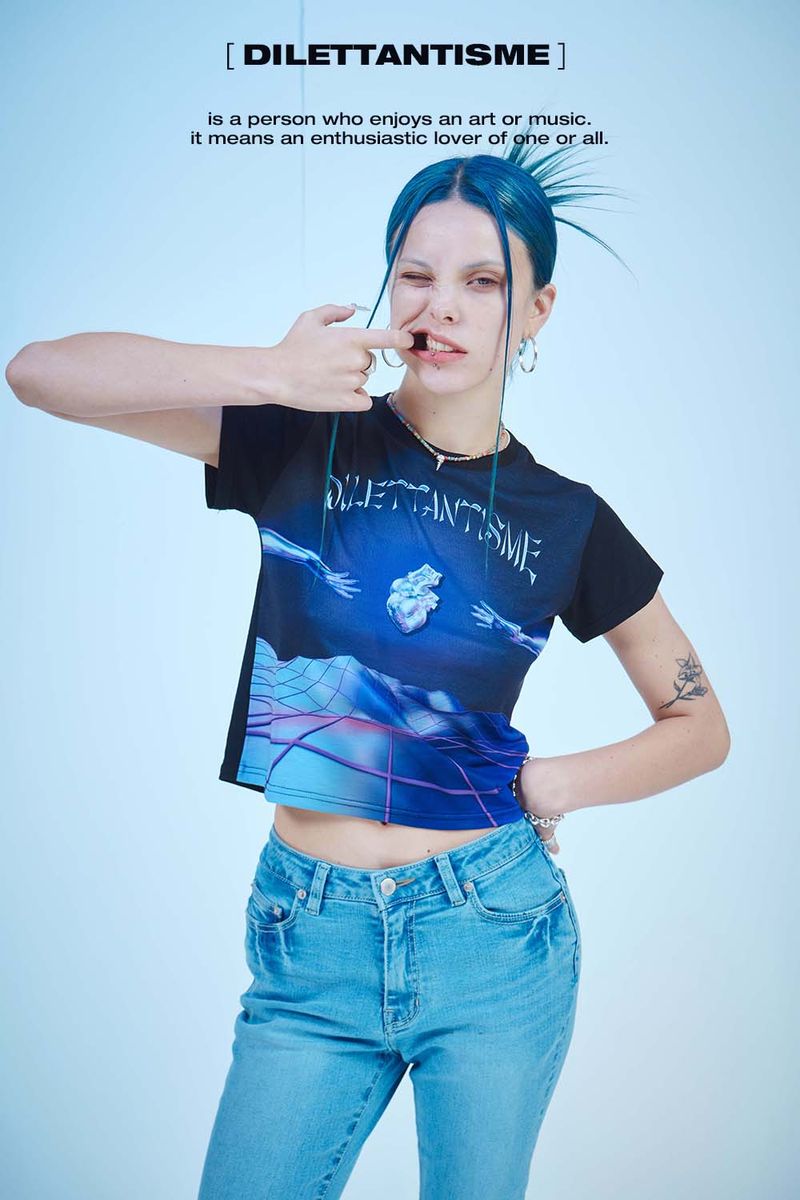 PURLPLE HEART CROP T