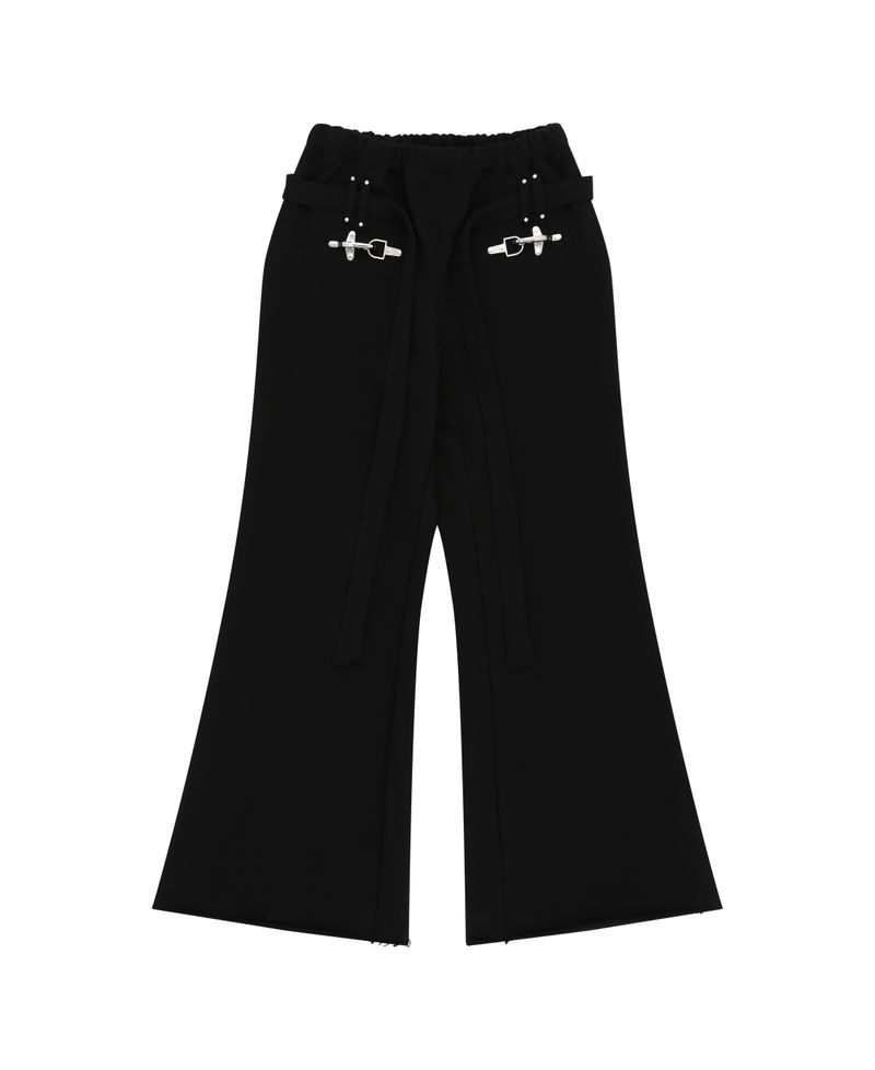 aldiyouu（アルディユー）の「Buckle Sweatpants - Black（Pants）」