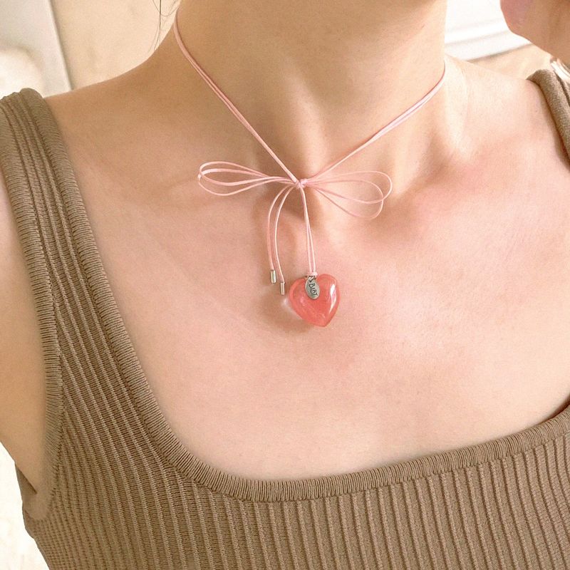 BABT SEOUL( バブトソウル)の「ウォーターメロンジャムハートネックレス(アクセサリー)」