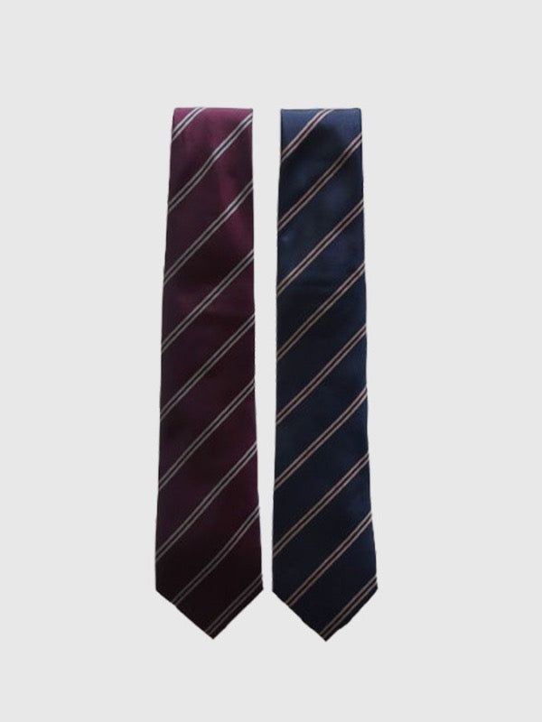 VIVIC（ビビク）の「PIE STRIPE NECKTIE (BURGUNDY, NAVY 2COLORS!)（Fashion Accessories）」