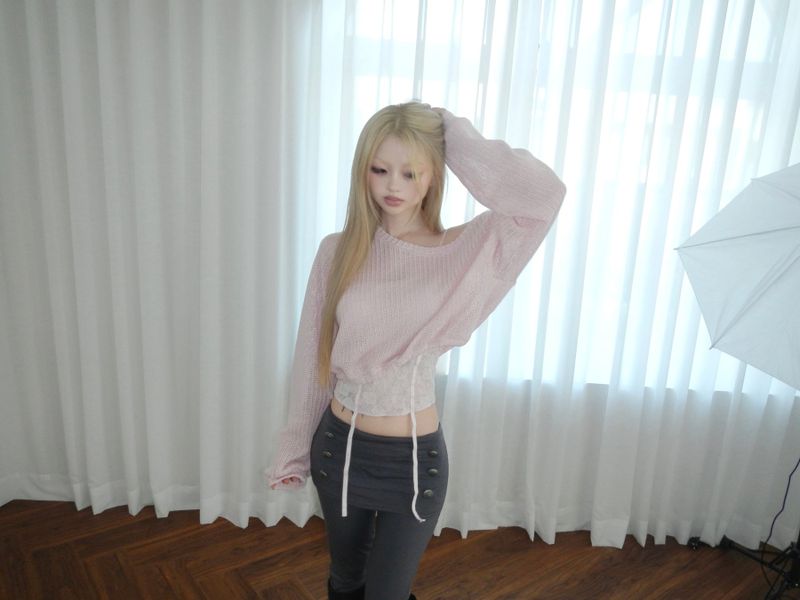 marshmallow unbal knit(3 color)