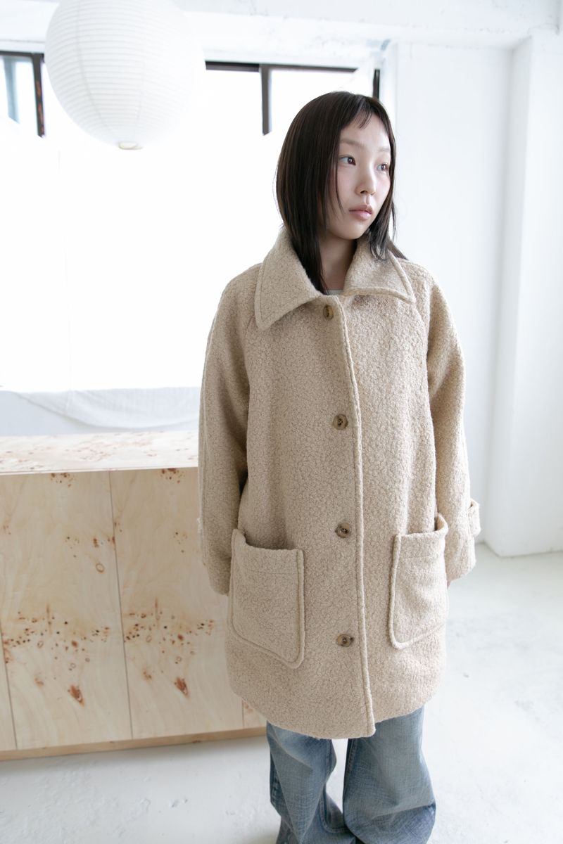 omoosoohy（オムスヒ）の「teddy boucle coat(2colors)（Jackets/Outerwear）」