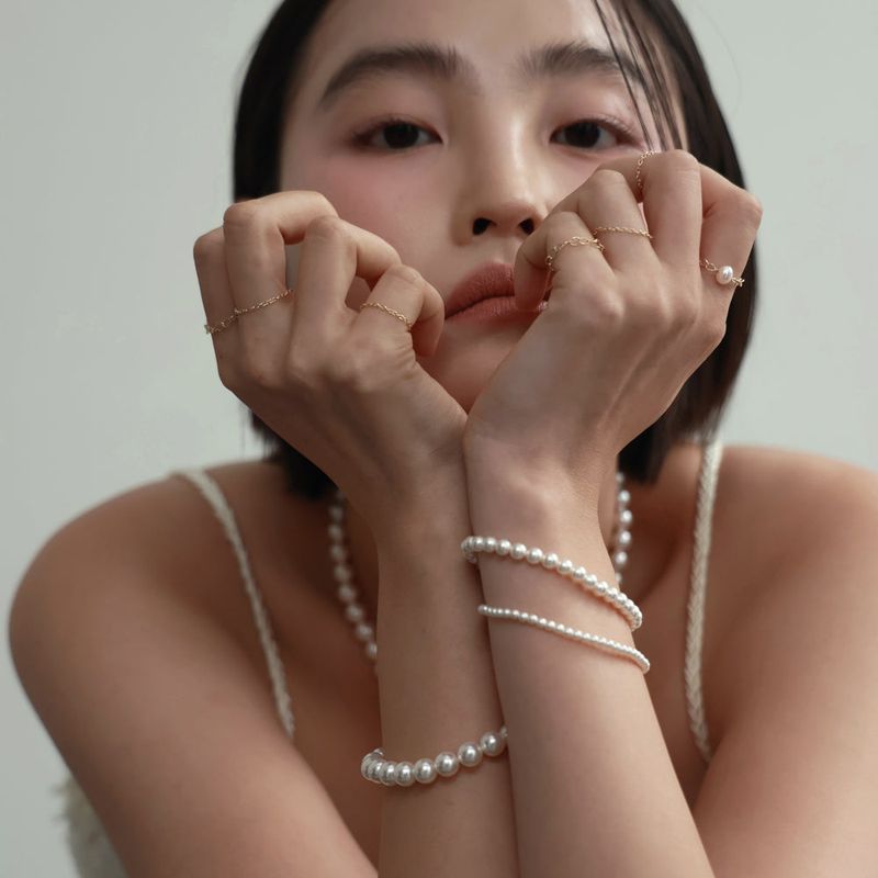 8mm pearl bracelet (M size)