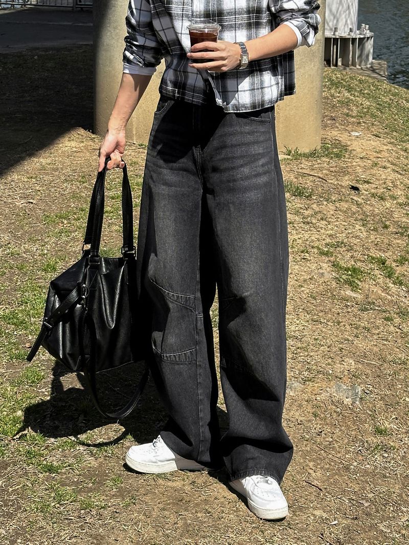lemenne（ルメンヌ）の「[1+1] LMN All-Day Slit Wide Denim Pants (7 colors)（Pants）」