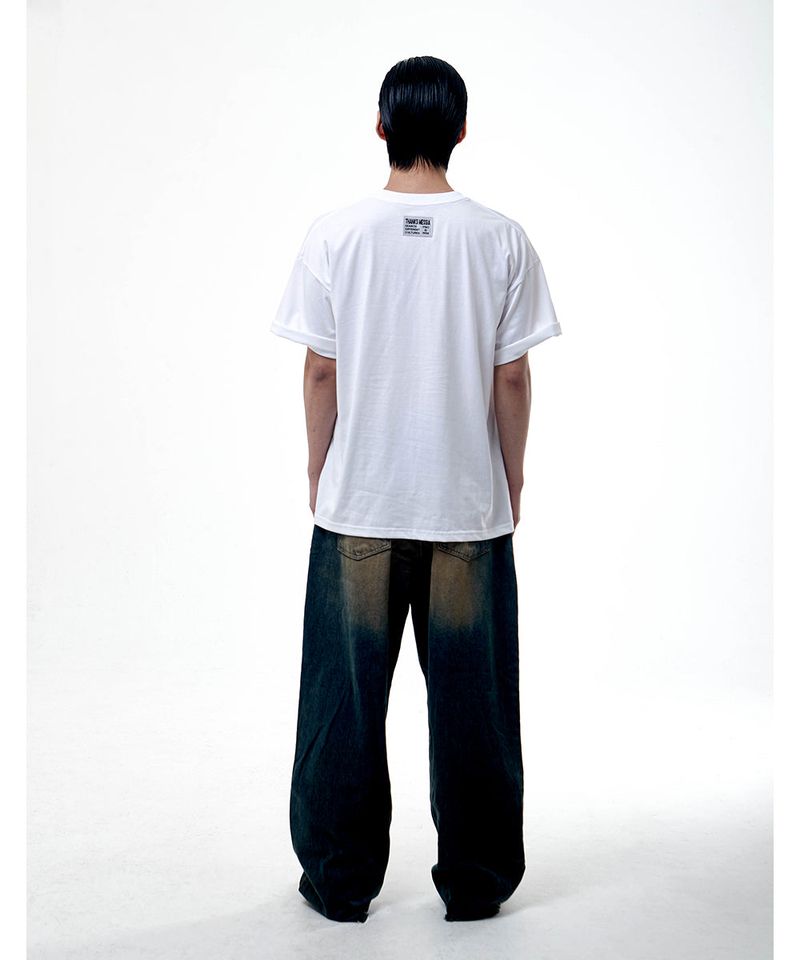 TM CRACK TSHIRT-BLUE