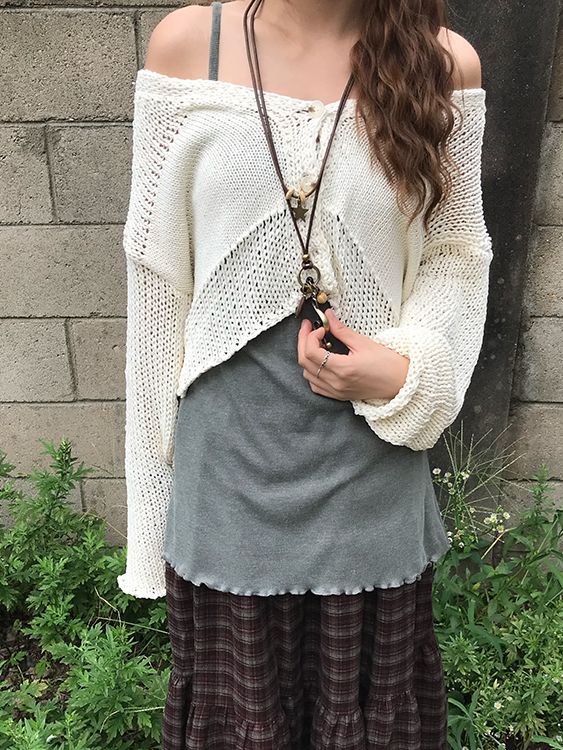 seezul（シーズル）の「leat knit cardigan（Tops）」
