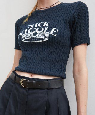 NICOLE BASIC LEATHER BELT_2COLORS