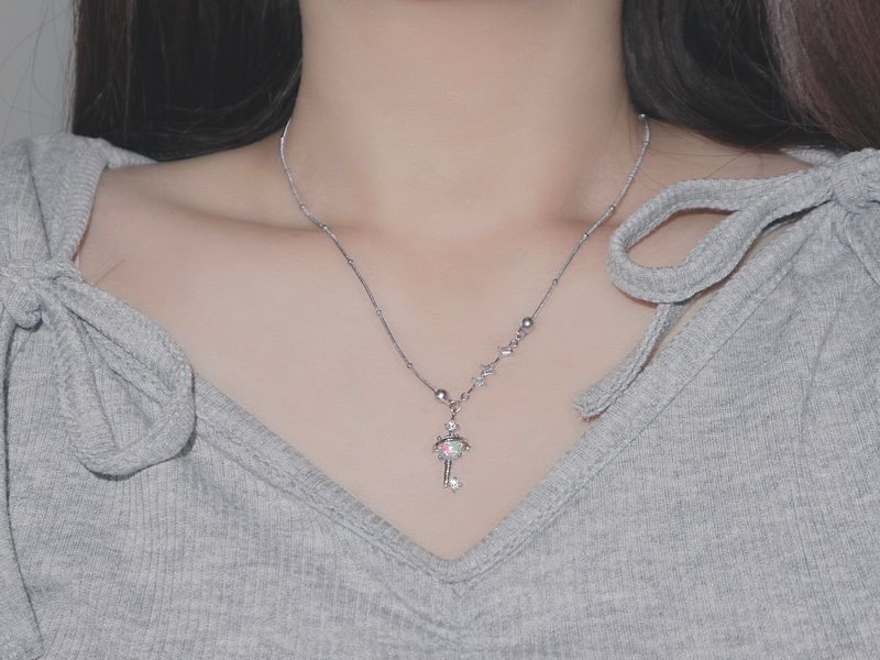 aurora planet necklace