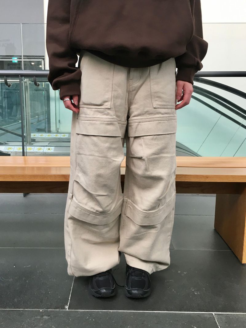 ムーブカットスナップワイドパンツ(3c)