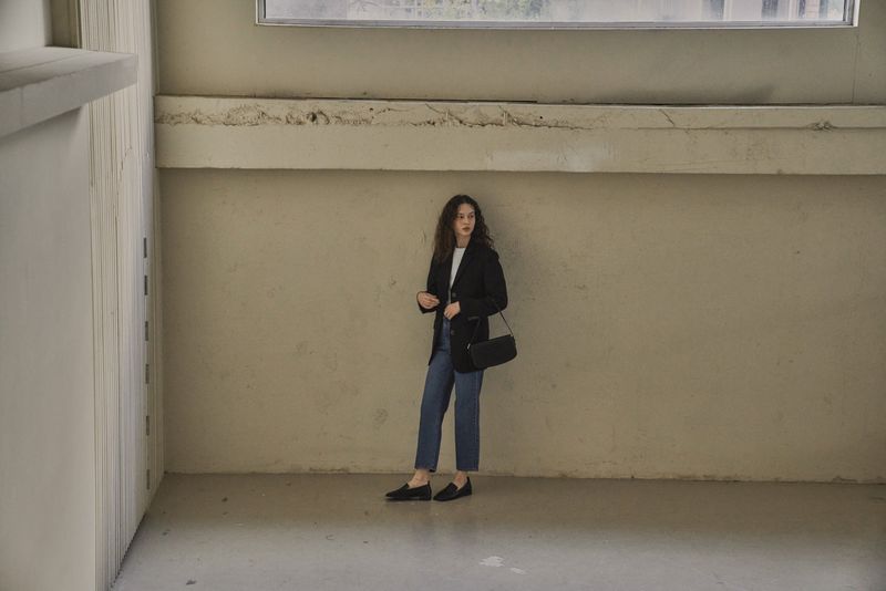WOOL TWILL SETUP JACKET_NAVY
