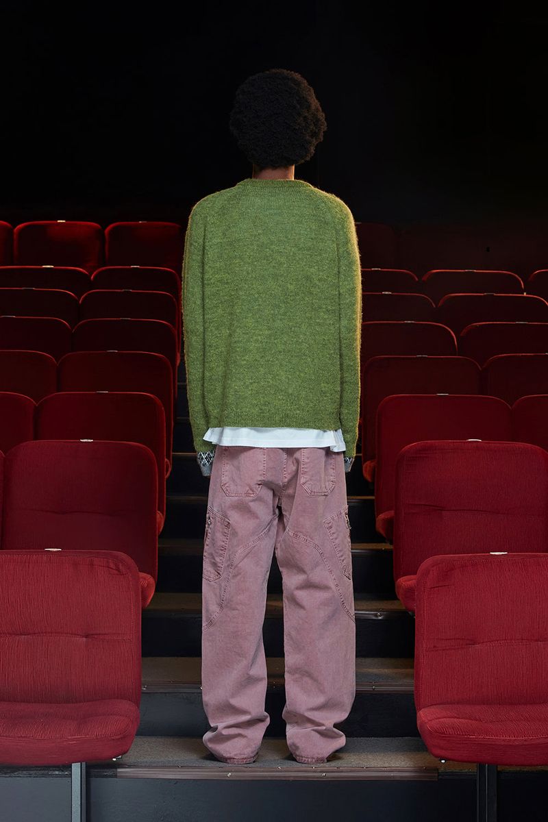 TUCK ALPACA KNIT / GREEN
