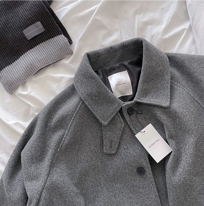 Nus. Archive S-Wool Coat [GREY]