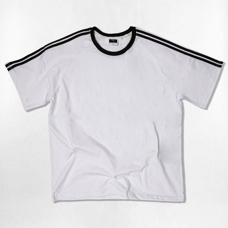 NOTUSUAL(ノットユージュアル)の「Usual 2line Track T-Shirts - 4COLOR(Tops)」