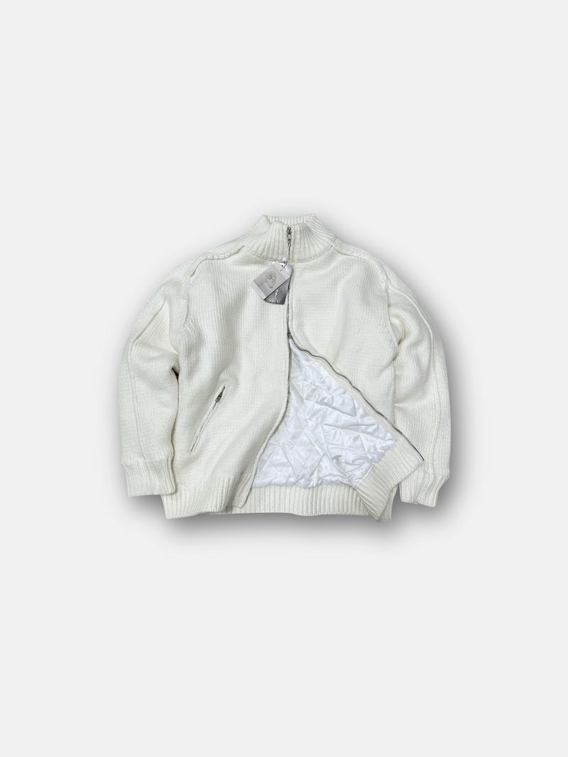 Knit Padded Zip-Up Ver2 6COLOR