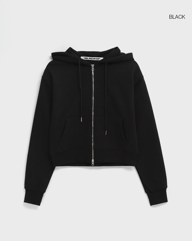 [B-BASIC] Heavy Cotton Hooded Zip-up