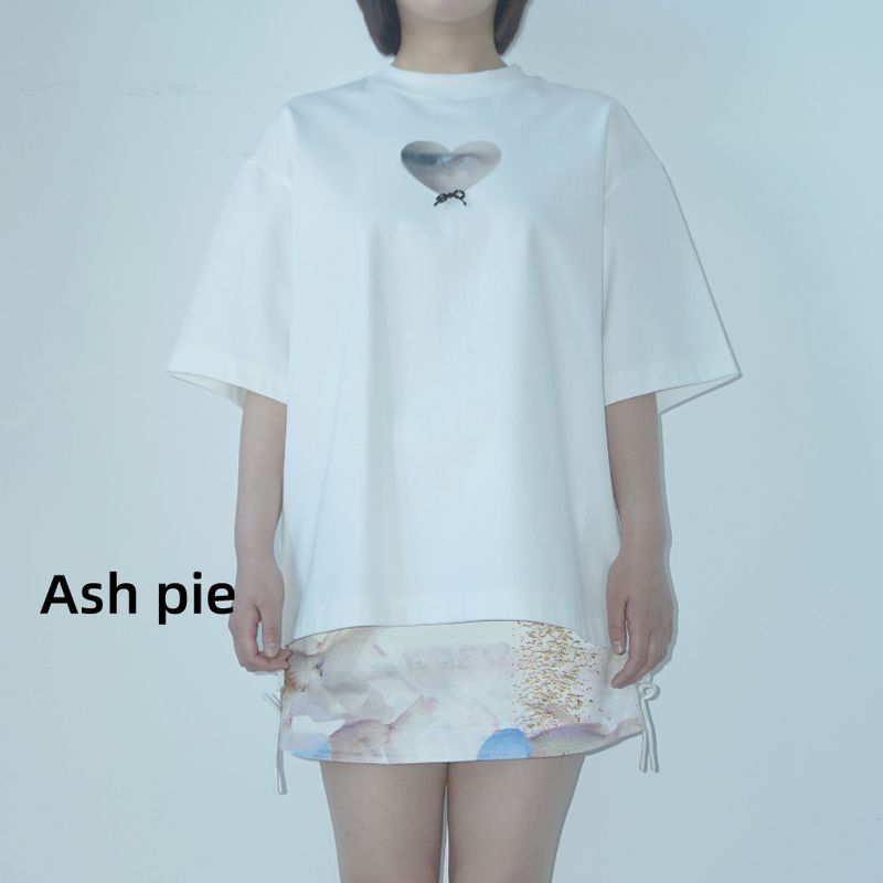 Printed loose T-shirt