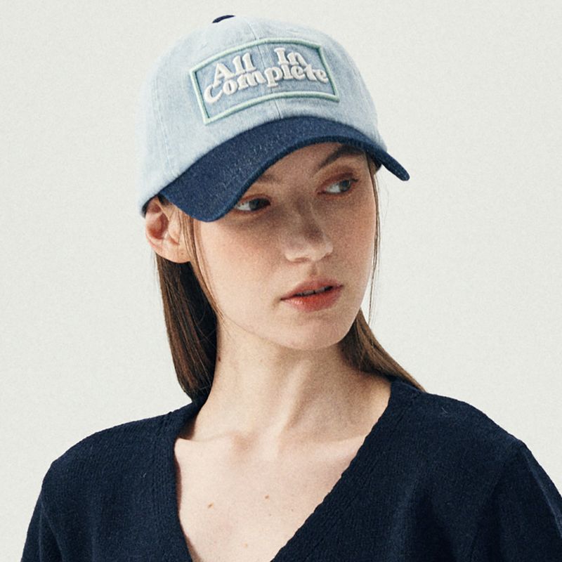 Moon Logo Ball Cap (Denim Two Tone)