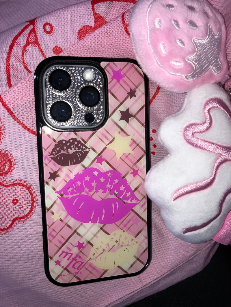 MAFAVARCHIVE(マイフェイブアーカイブ)の「chocolate lips glass case(Smartphone Accessories)」