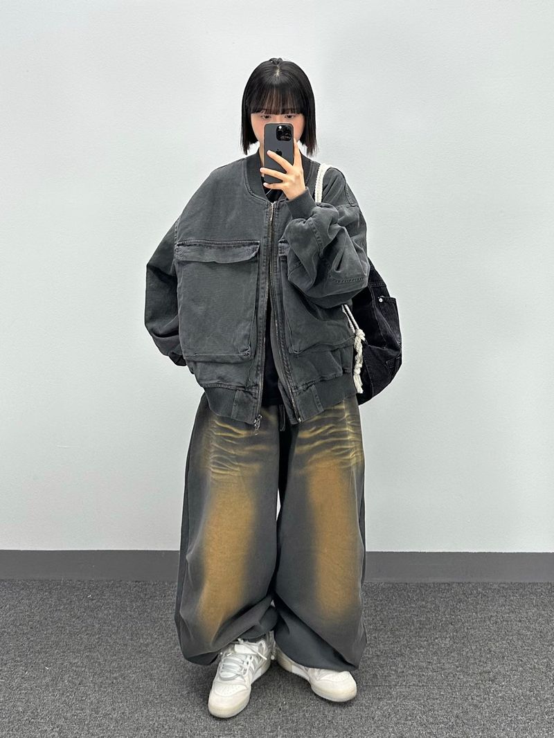 dirty smog jogger pants