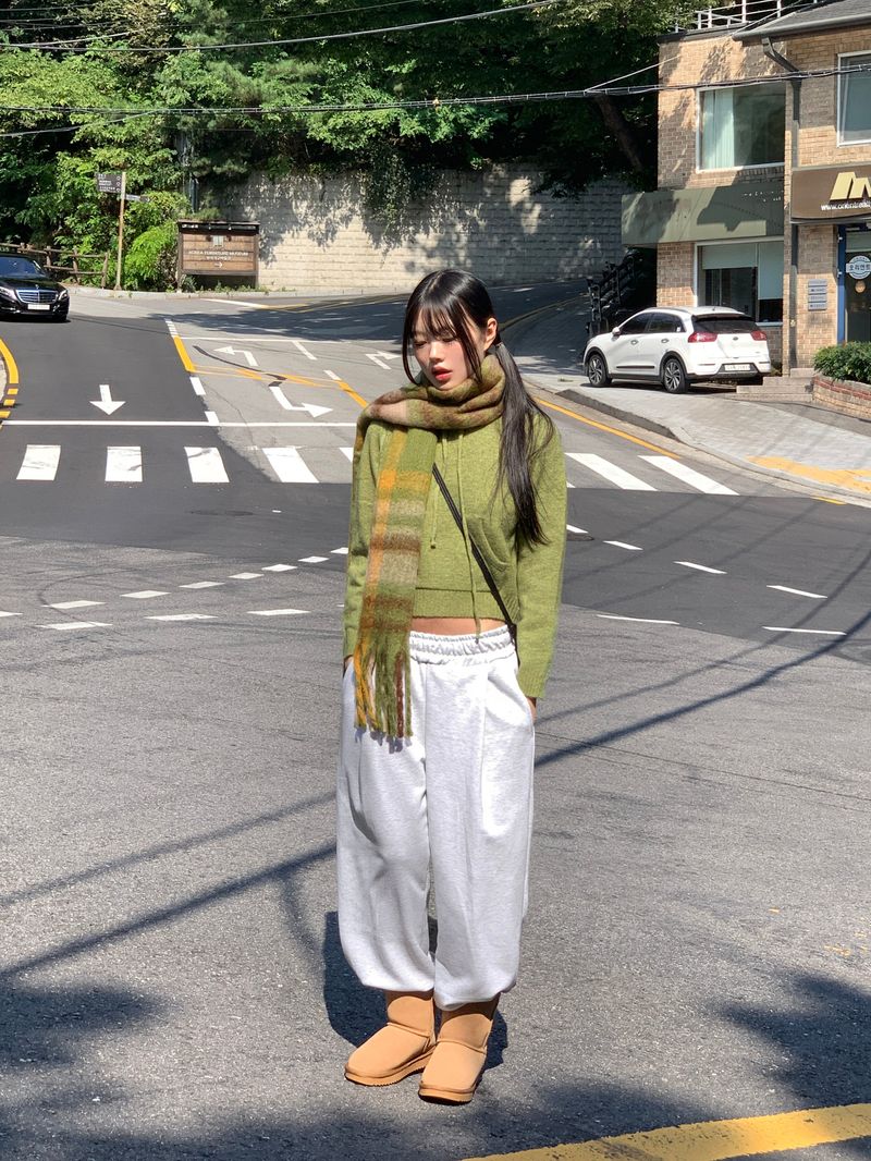 [S,M,L] Katet Pintuck Wide Training Pants