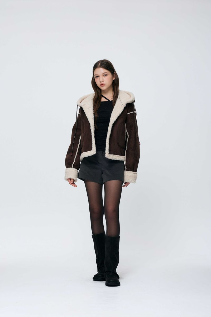 ADORABLE HOOD MUSTANG / BROWN