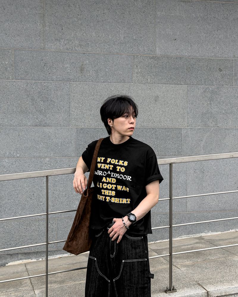 Broden Lettering Printed Short Sleeve