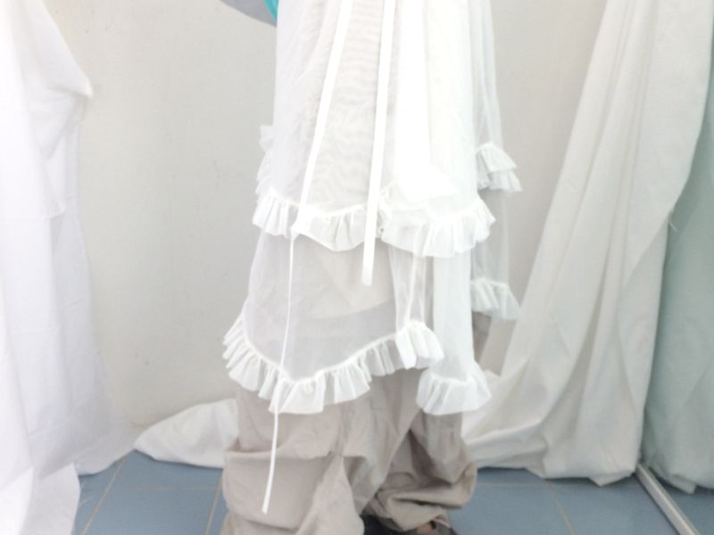 エアリー シフォン レイヤード スカート