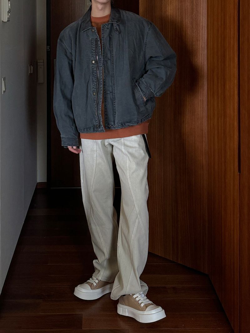 [Premium] 3 TAP Oxford Work Jacket (2color)